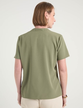 Blusa La Mode manga corta para mujer