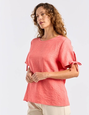 Blusa La Mode manga corta para mujer