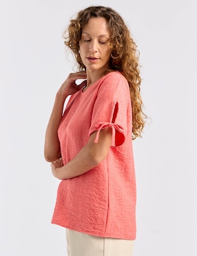 Blusa La Mode manga corta para mujer