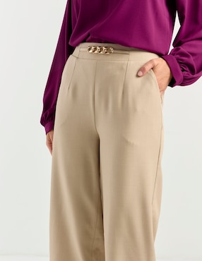 Pantalón La Mode straight para mujer