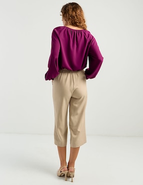 Pantalón La Mode straight para mujer