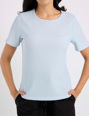 Blusa La Mode manga corta para mujer