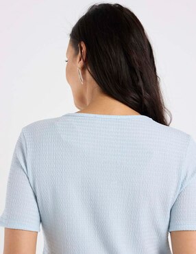 Blusa La Mode manga corta para mujer