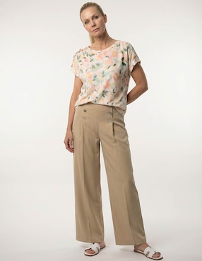 Blusa La Mode manga corta para mujer