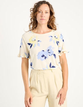Blusa La Mode manga corta para mujer