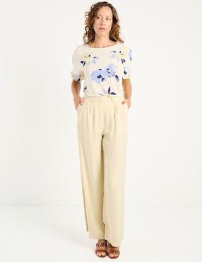 Blusa La Mode manga corta para mujer