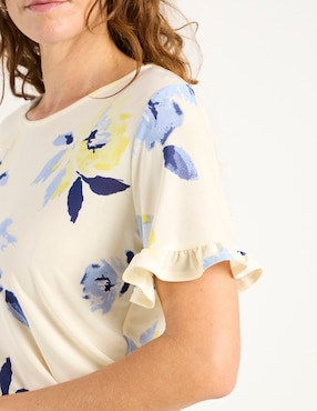 Blusa La Mode manga corta para mujer