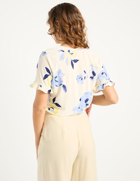 Blusa La Mode manga corta para mujer