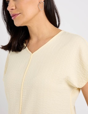 Blusa La Mode manga corta para mujer
