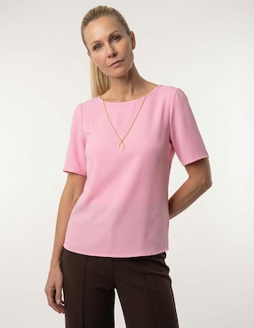 Blusa La Mode manga corta para mujer