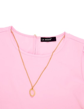 Blusa La Mode manga corta para mujer