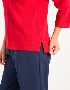 Blusa La Mode manga 3/4 para mujer