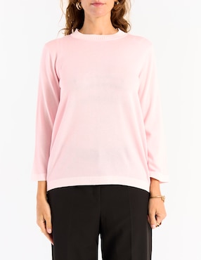 Suéter La Mode cuello redondo para mujer