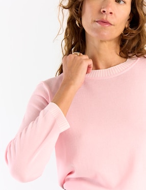 Suéter La Mode cuello redondo para mujer