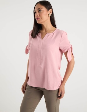 Blusa La Mode manga corta para mujer