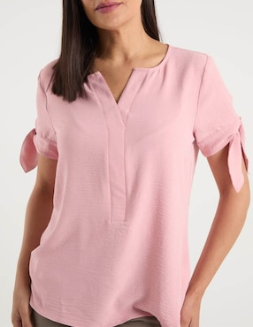Blusa La Mode manga corta para mujer