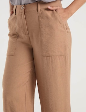 Pantalón capri La Mode straight para mujer