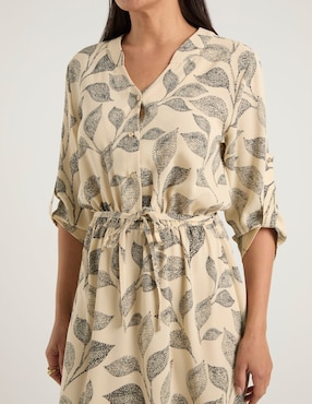 Vestido midi casual La Mode para mujer