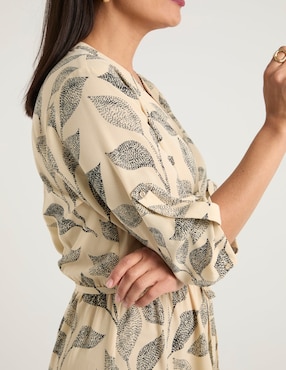 Vestido midi casual La Mode para mujer