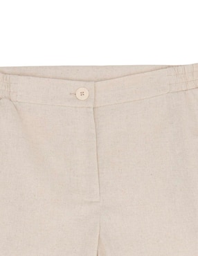 Pantalón capri La Mode recto para mujer