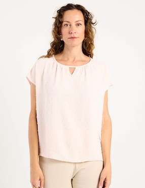 Blusa La Mode manga corta para mujer