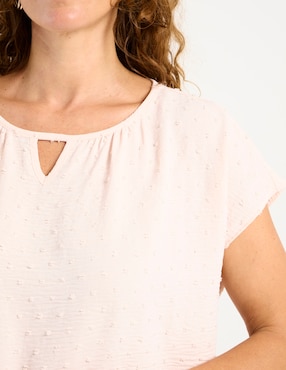 Blusa La Mode manga corta para mujer