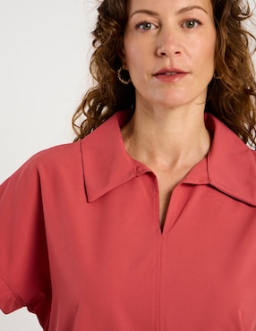 Blusa La Mode manga corta para mujer