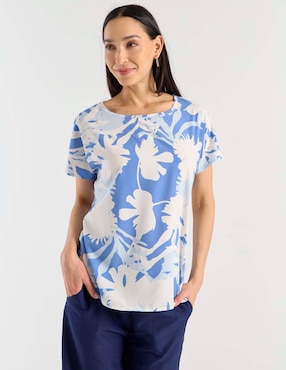 Blusa La Mode manga corta para mujer