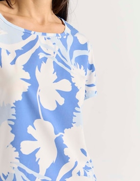 Blusa La Mode manga corta para mujer