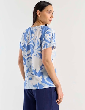 Blusa La Mode manga corta para mujer