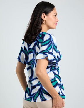 Blusa La Mode manga corta para mujer