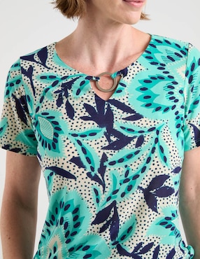 Blusa La Mode manga corta para mujer