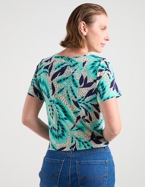 Blusa La Mode manga corta para mujer