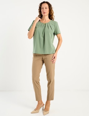 Blusa La Mode manga corta para mujer