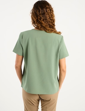 Blusa La Mode manga corta para mujer