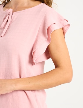 Blusa La Mode manga corta para mujer