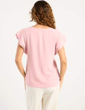 Blusa La Mode manga corta para mujer