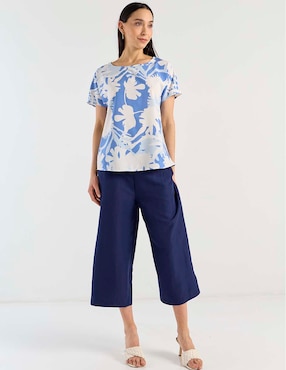Pantalón relaxed La Mode amplio para mujer