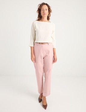 Blusa La Mode manga 3/4 para mujer