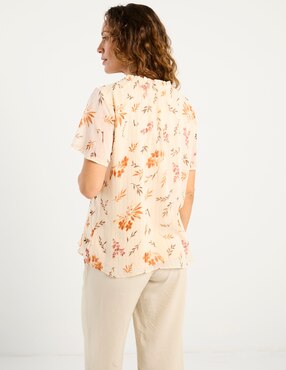 Blusa La Mode manga corta para mujer