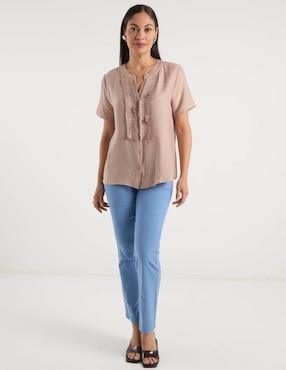 Pantalón La Mode slim para mujer
