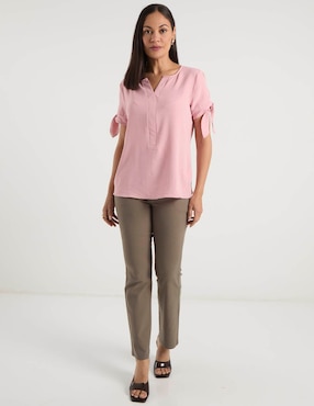 Pantalón La Mode slim para mujer