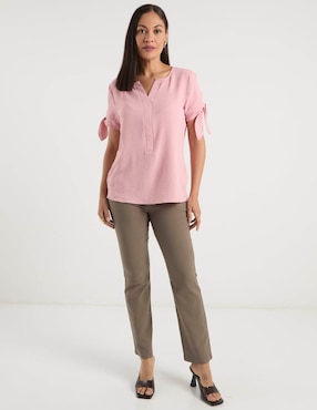 Pantalón La Mode slim para mujer