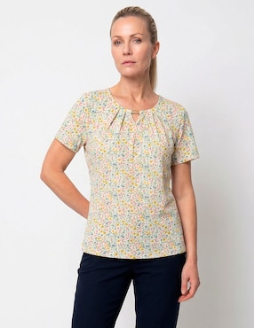Blusa La Mode manga corta para mujer