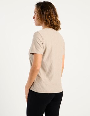 Blusa La Mode manga corta para mujer