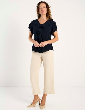 Blusa La Mode manga corta para mujer