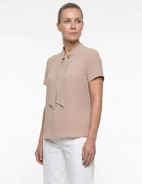 Blusa La Mode manga corta para mujer