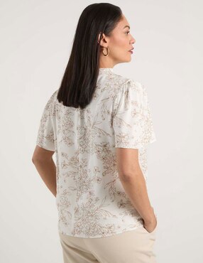 Blusa La Mode manga corta para mujer