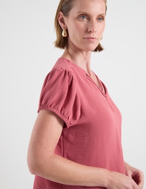 Blusa La Mode manga corta para mujer