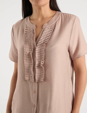 Blusa La Mode manga corta para mujer